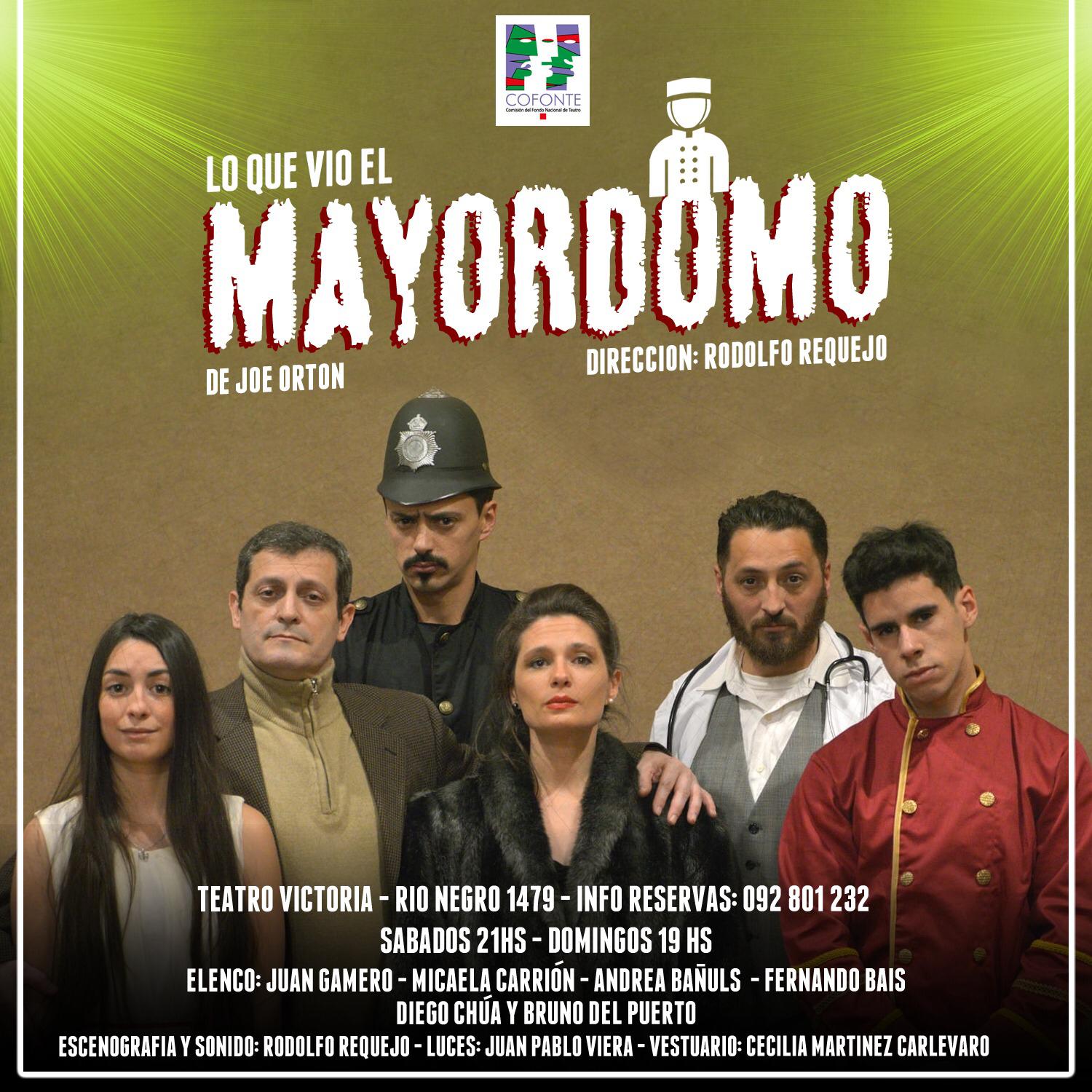 Obra Lo que vio el Mayordomo - Teatro Victoria